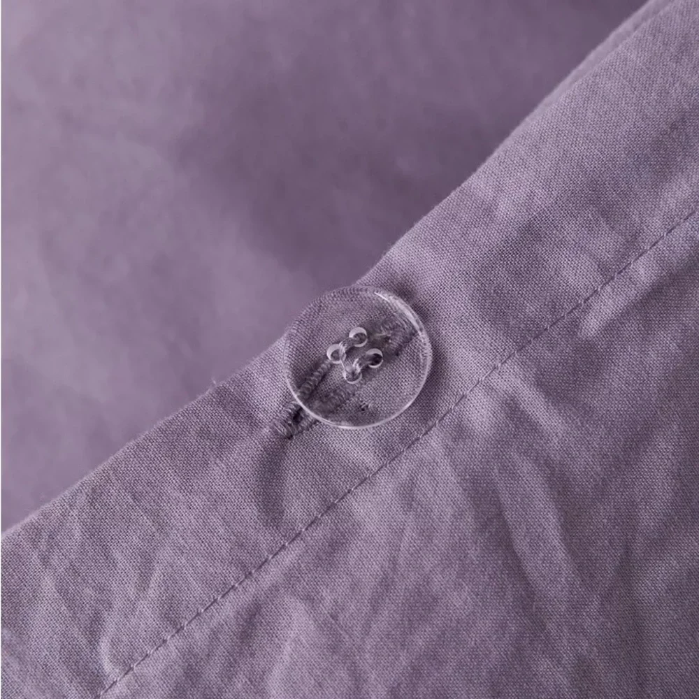 Urban Outfitters (UO) 100% COTTON DUVET COVER WITH RUFFLE TRIM
